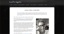 Desktop Screenshot of leslieuyeda.com